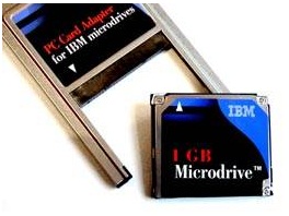 IBM/Microdrive-compact Flash 1 GB